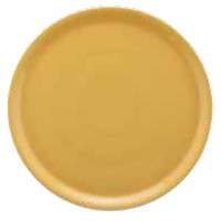Pizza plate yellow porcelain d.31 cm.