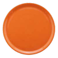 Pizza plate orange porcelain d.31 cm.