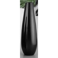 Vase painted glass cm60 black