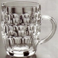 Brit bicchiere vetro birra cl.56 h.cm12,3
