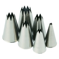 Star decorating nozzle stainless steel mm4-1pcs