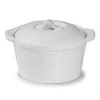 Cocotte d.10 porcelain