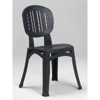 1Elba chair made of resina colour anthracite-Nardi