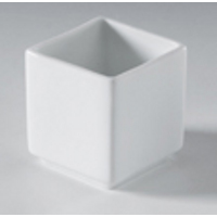 Square pot porcelain cm5,5x h.cm5,7-Le coq