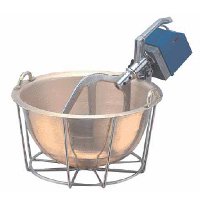 Polenta and risotto mixer with large pot