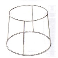 Seafood tray stand chromed steel