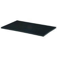 Black plastic bar mat cm.30,5x46-Piazza