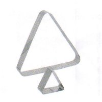 -Triangle inox for mousse cm.23 h.cm4