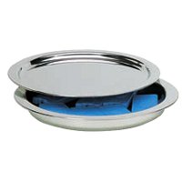 Circular chilled display with steel insert d.cm48